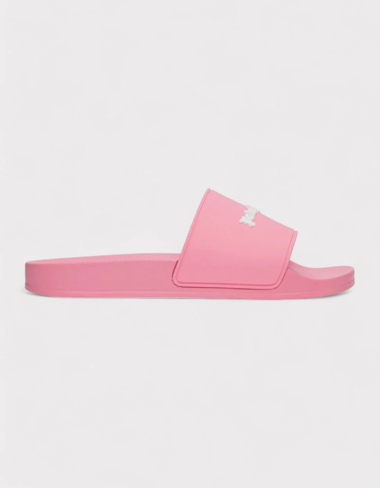 Classic Logo Pool Sliders Pink