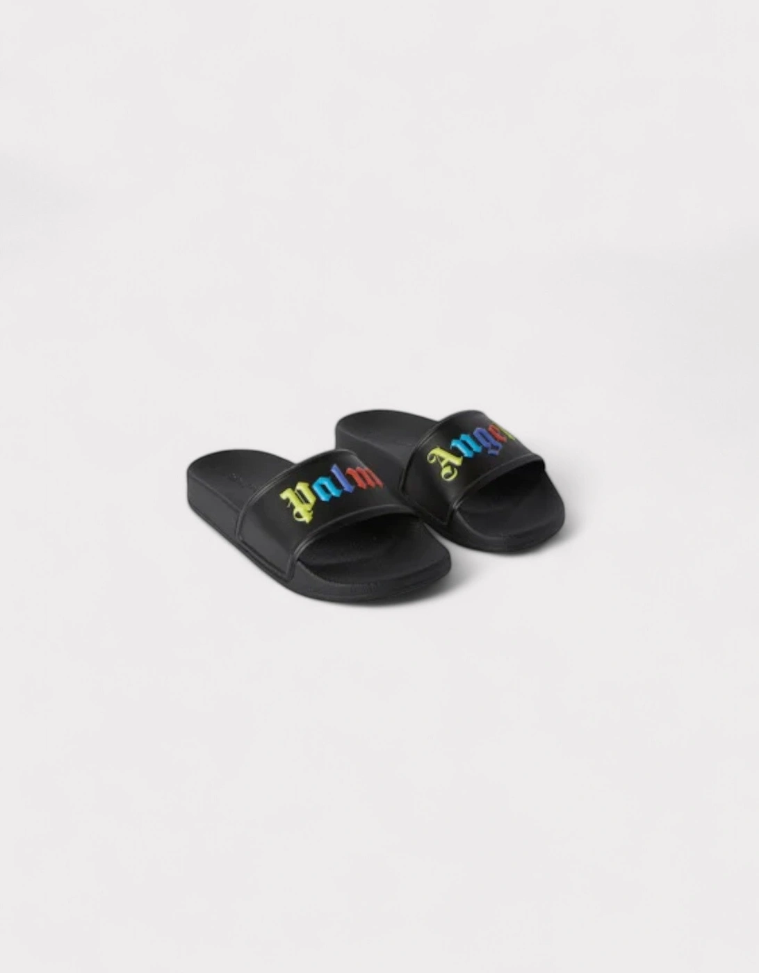 Girls Colours Logo Pool Slide Black, 5 of 4
