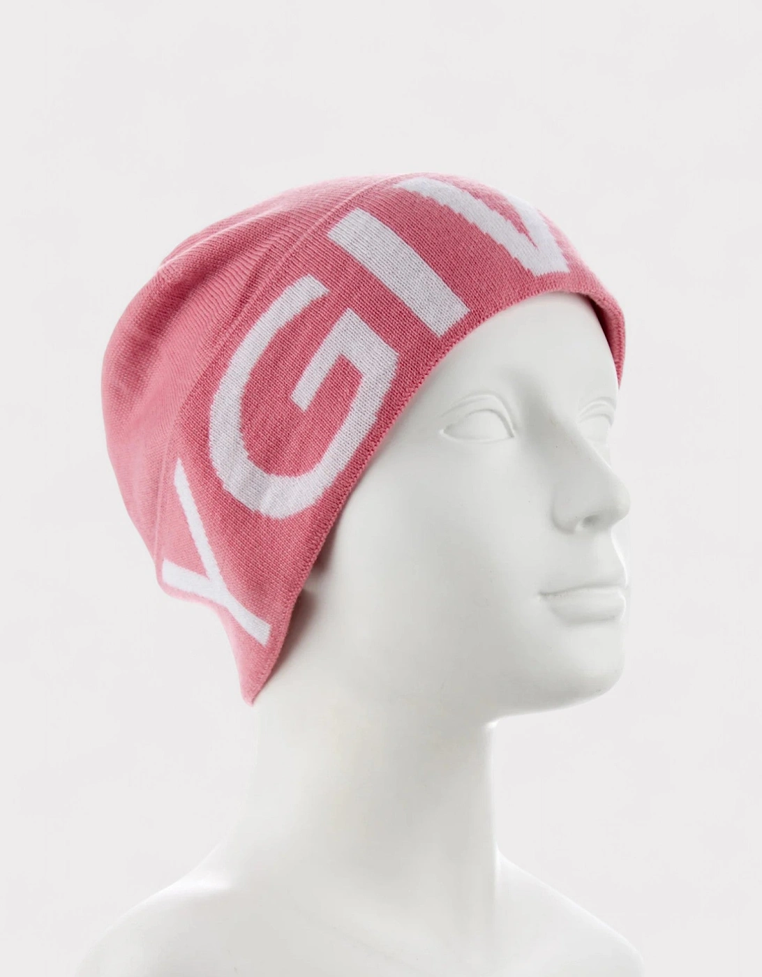 Logo Wool Beanie Pink