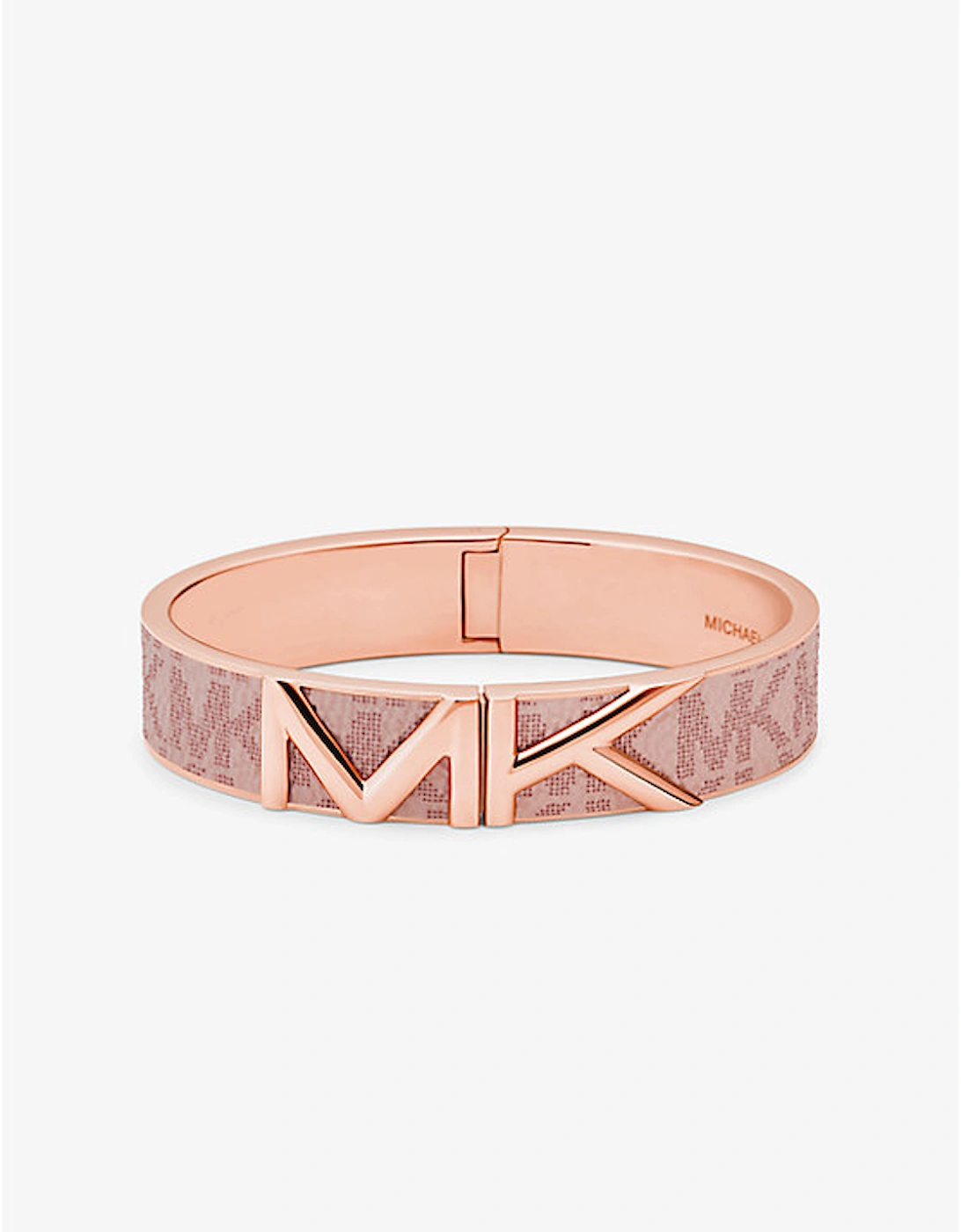 Mott Rose Gold-Tone Signature Logo Bangle, 3 of 2