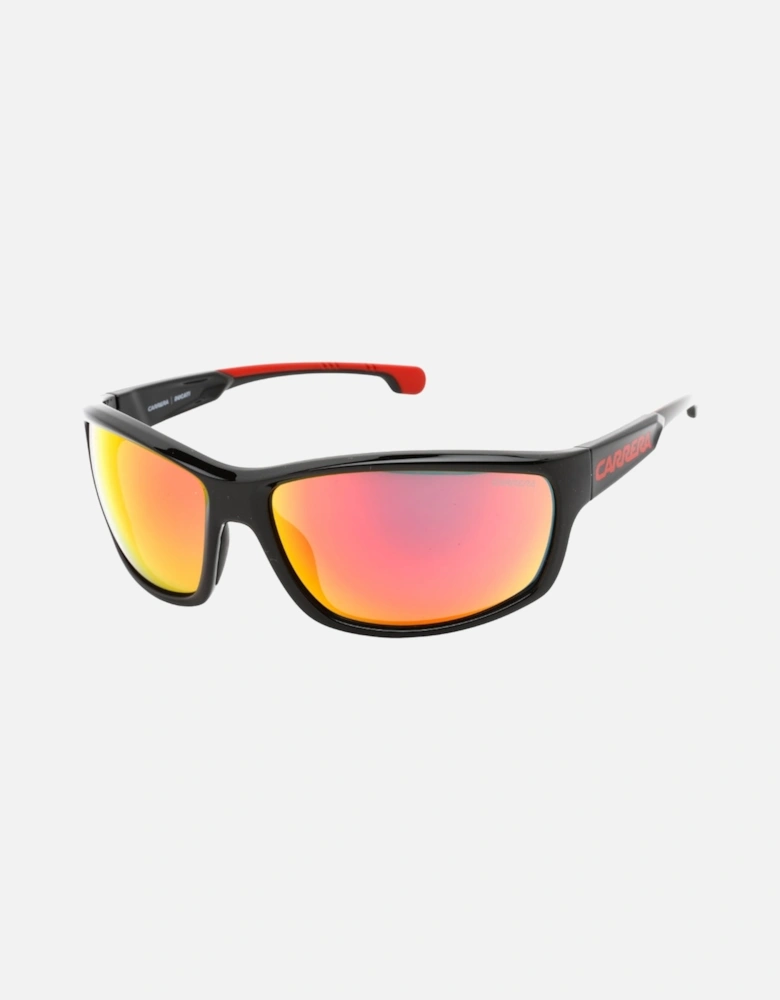 Carduc Red Black Framed Red Multilayer Lensed Sunglasses