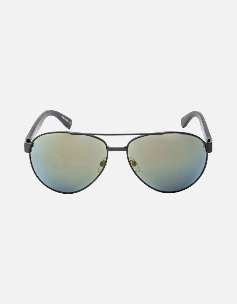 Matte Green Frame Green Lensed Sunglasses