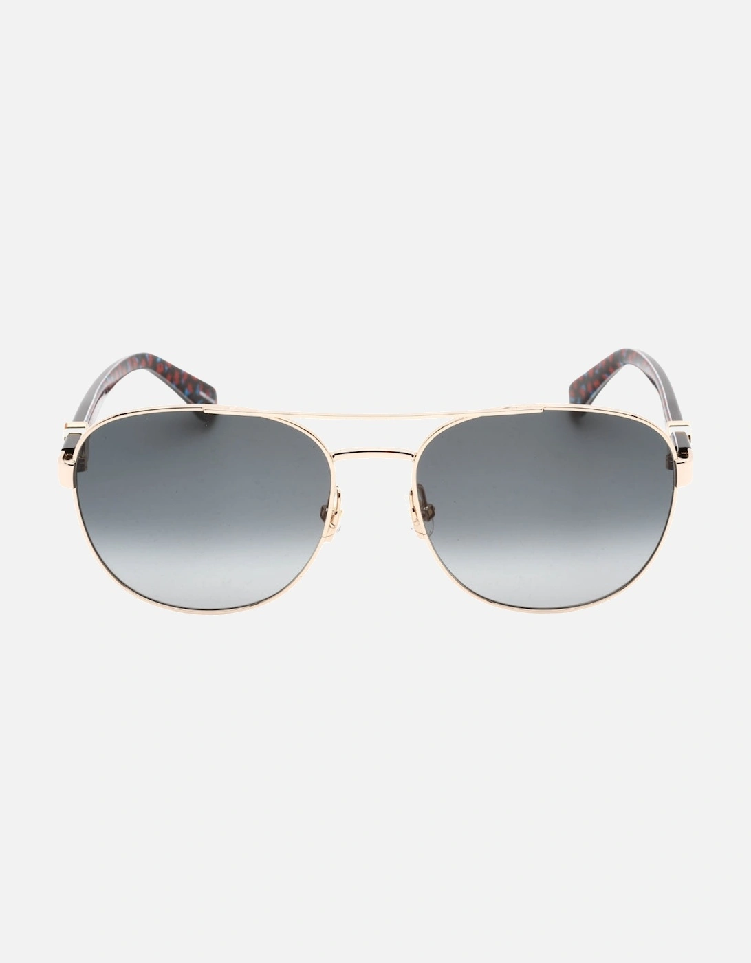Raglan Gold Framed Grey Shaded Lens Sunglasses