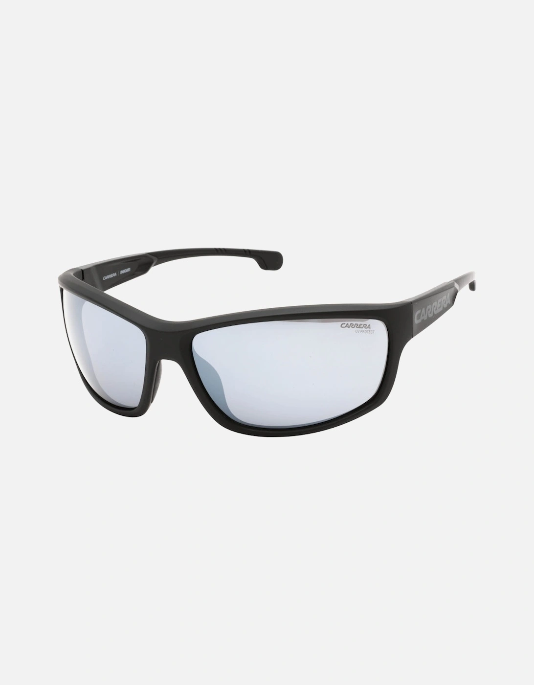 Caraduc Black Grey Framed Silver Mirror Lensed Sunglasses, 3 of 2