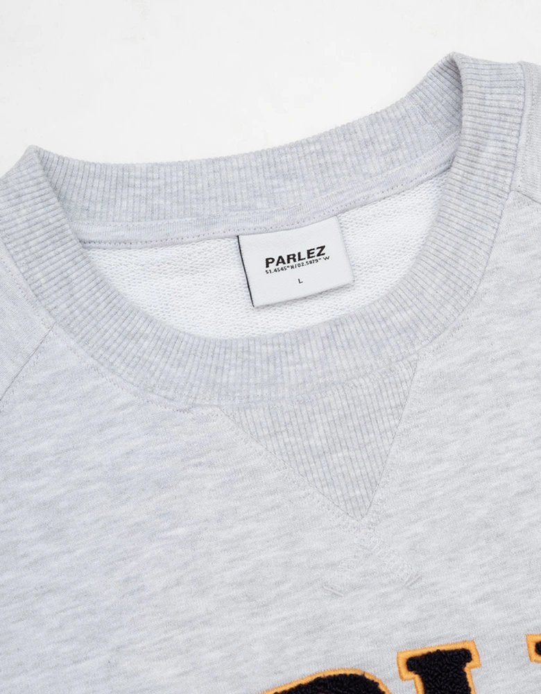 Heather Varsity Crew Sweatshirt