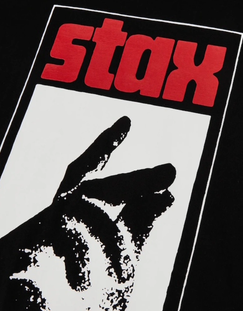 x Stax Snap T-Shirt Black