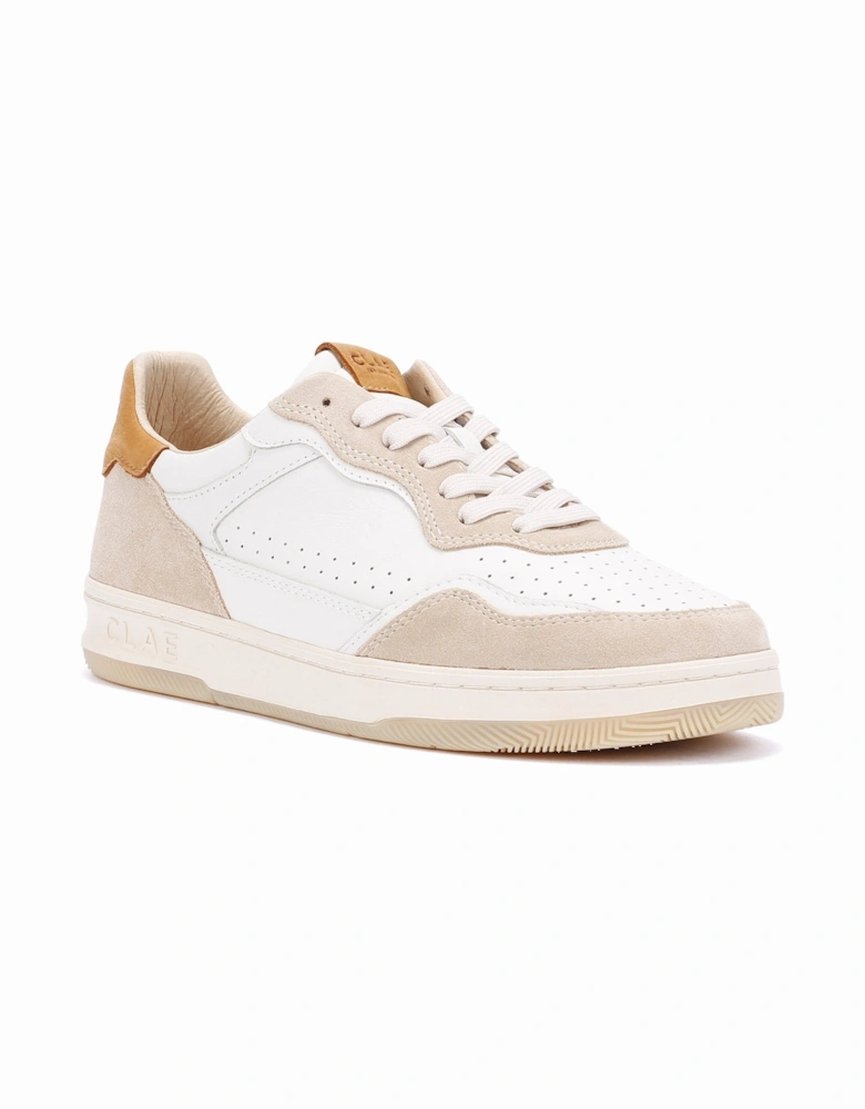 Haywood Men's Fog Leather Safari Trainers