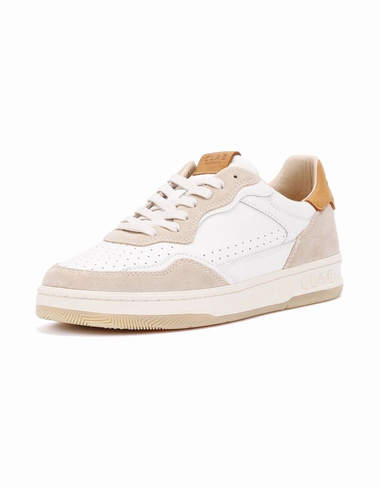 Haywood Men's Fog Leather Safari Trainers