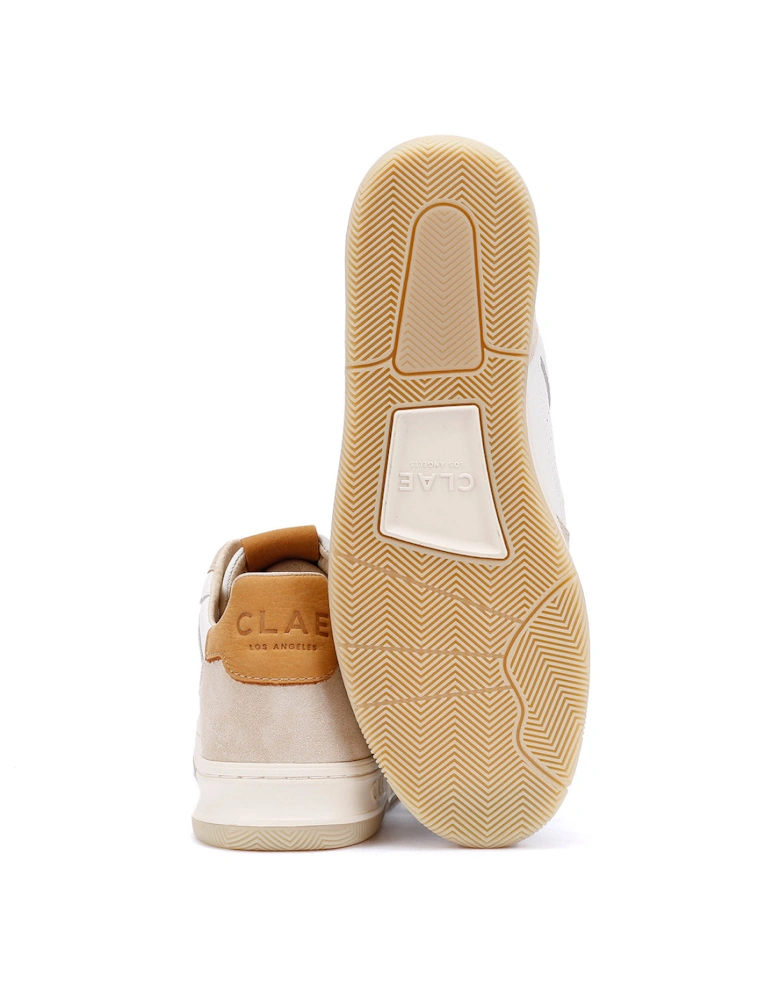 Haywood Men's Fog Leather Safari Trainers