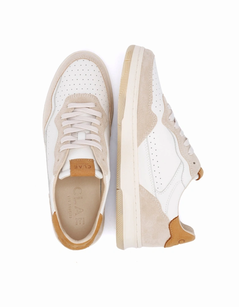 Haywood Men's Fog Leather Safari Trainers