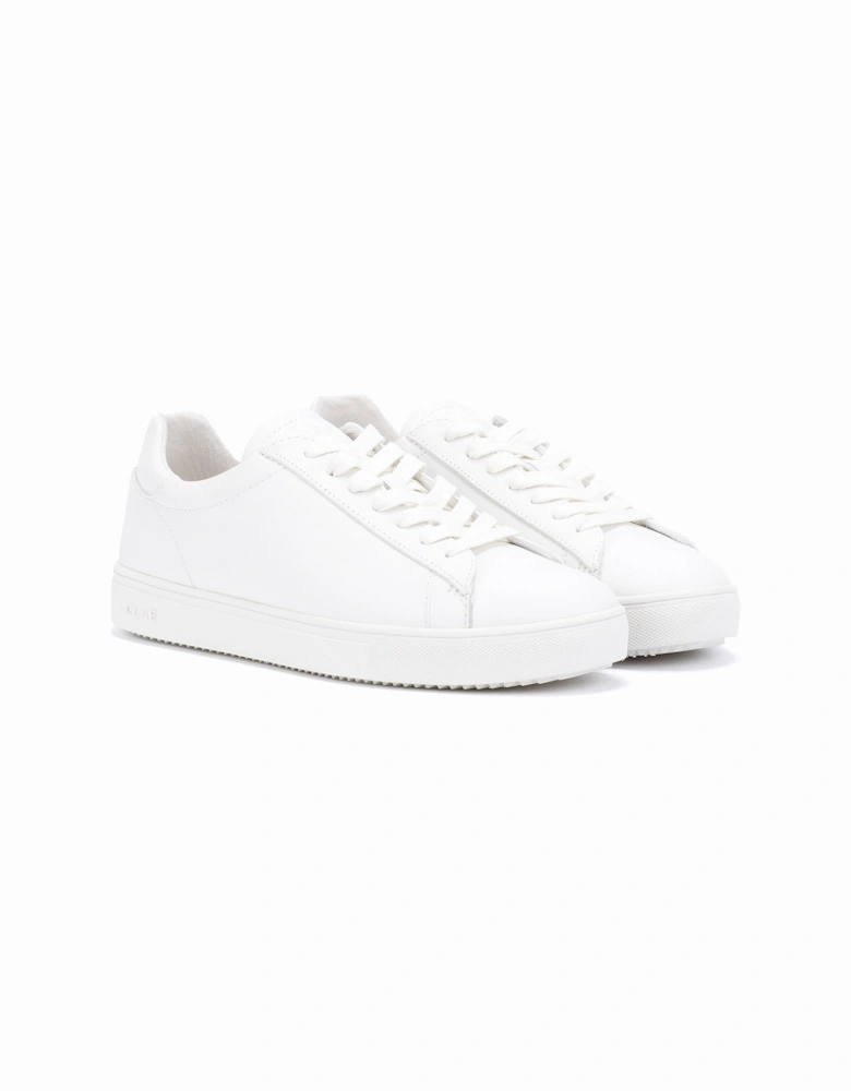 Bradley Essentials Leather Men's Triple White Trainers