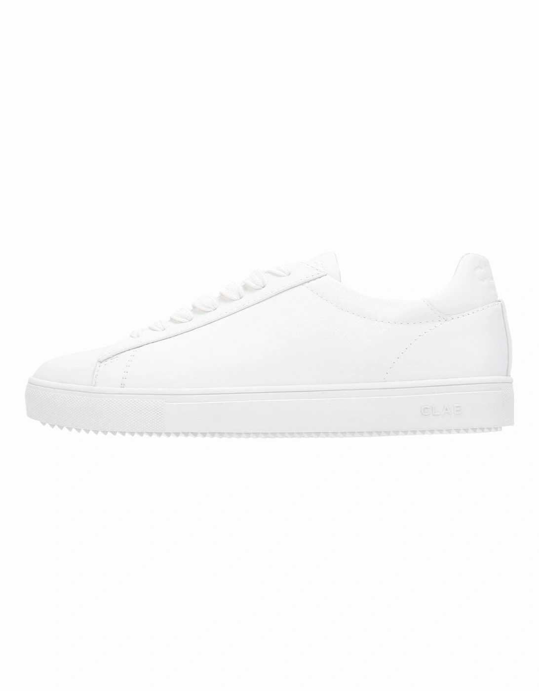 Bradley Essentials Leather Men's Triple White Trainers
