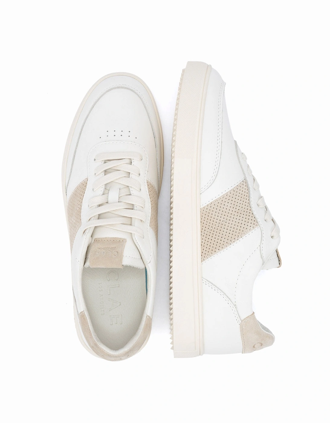Davis Men's Off White/Safari Trainers
