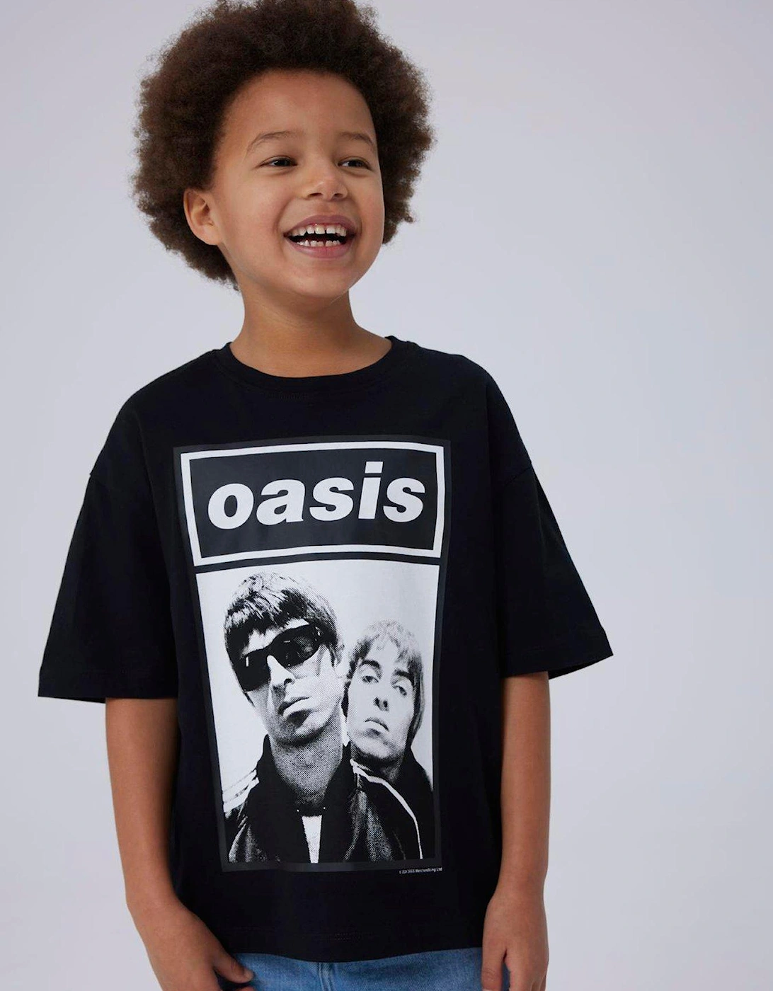 Kids Unisex Oasis Graphic Short Sleeve T-shirt - Black, 2 of 1