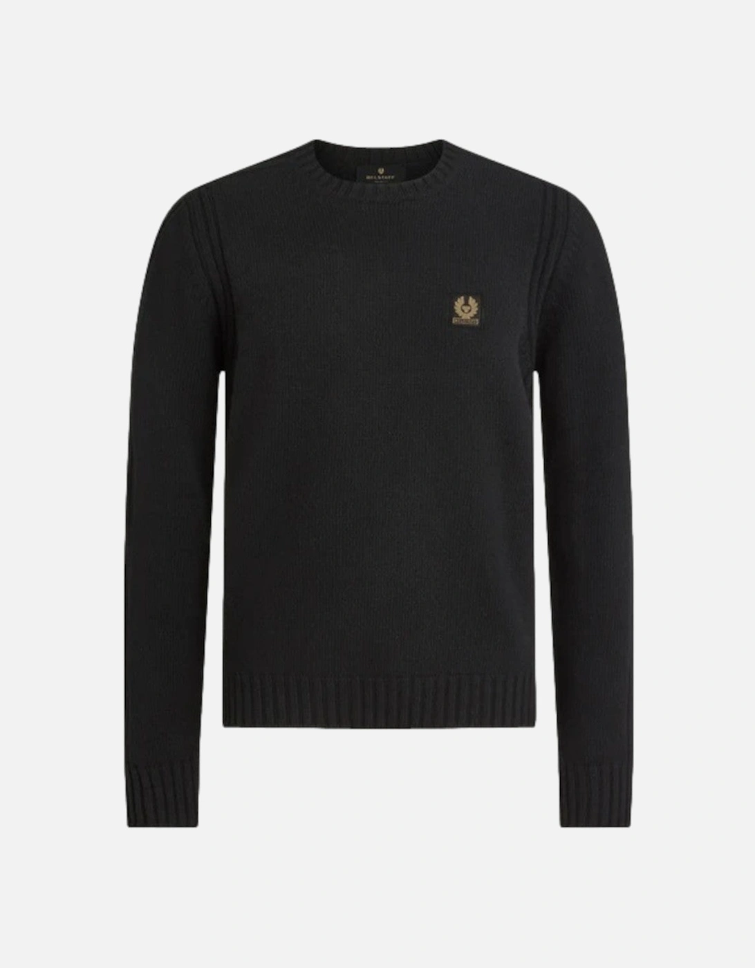 Watch Crew Neck Jumper Black, 4 of 3