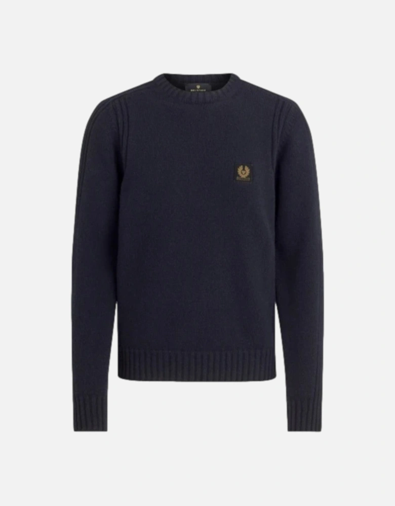 Watch Crew Neck Jumper Dark Ink