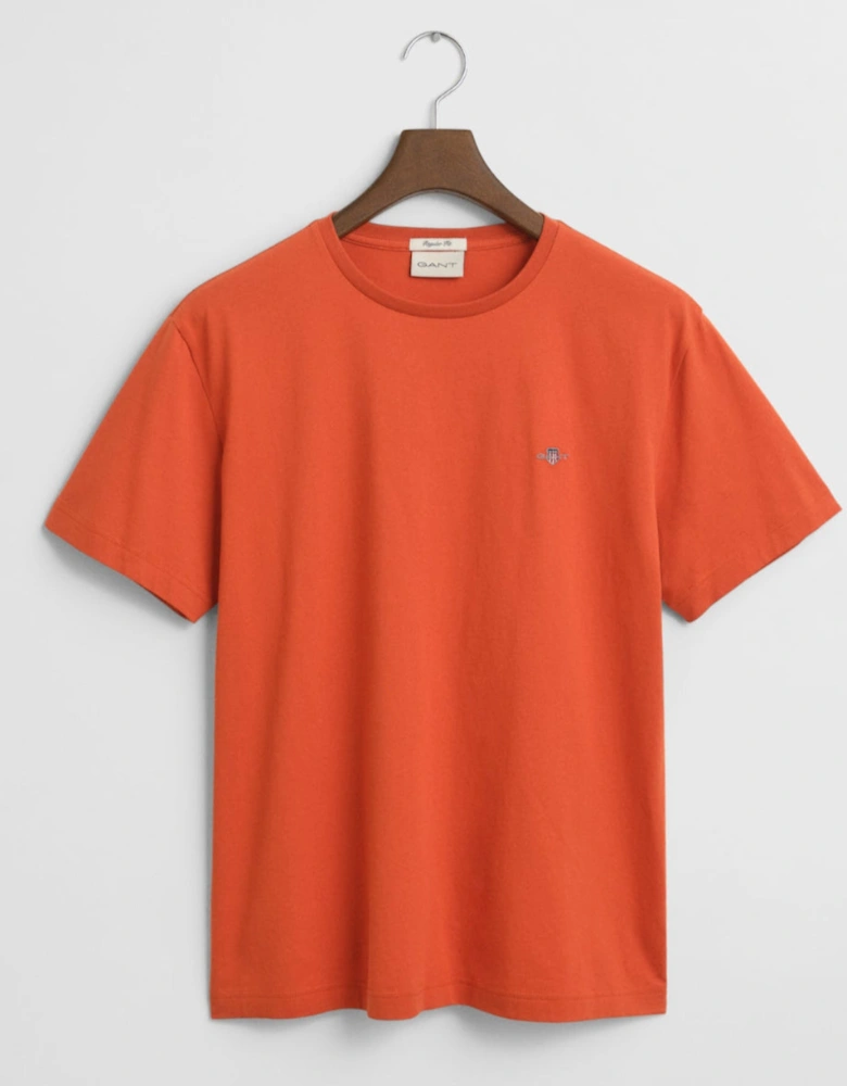 Regular Shield T-Shirt, Deep Orange