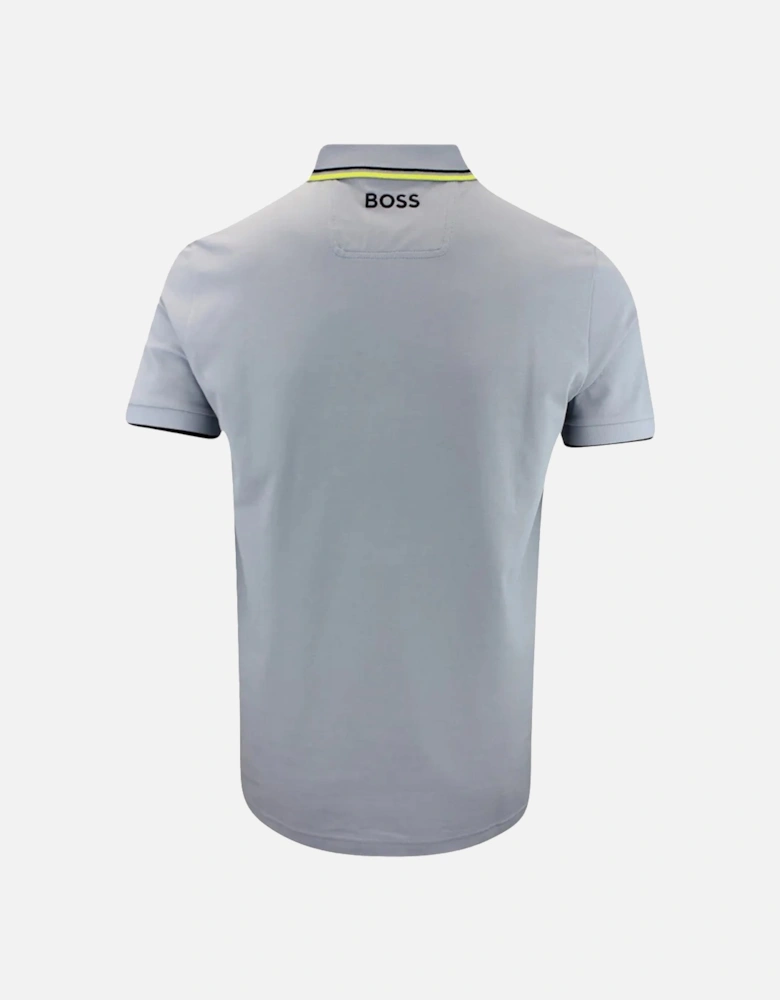 BOSS Paddy Pro Polo Shirt Dark Grey/Yellow