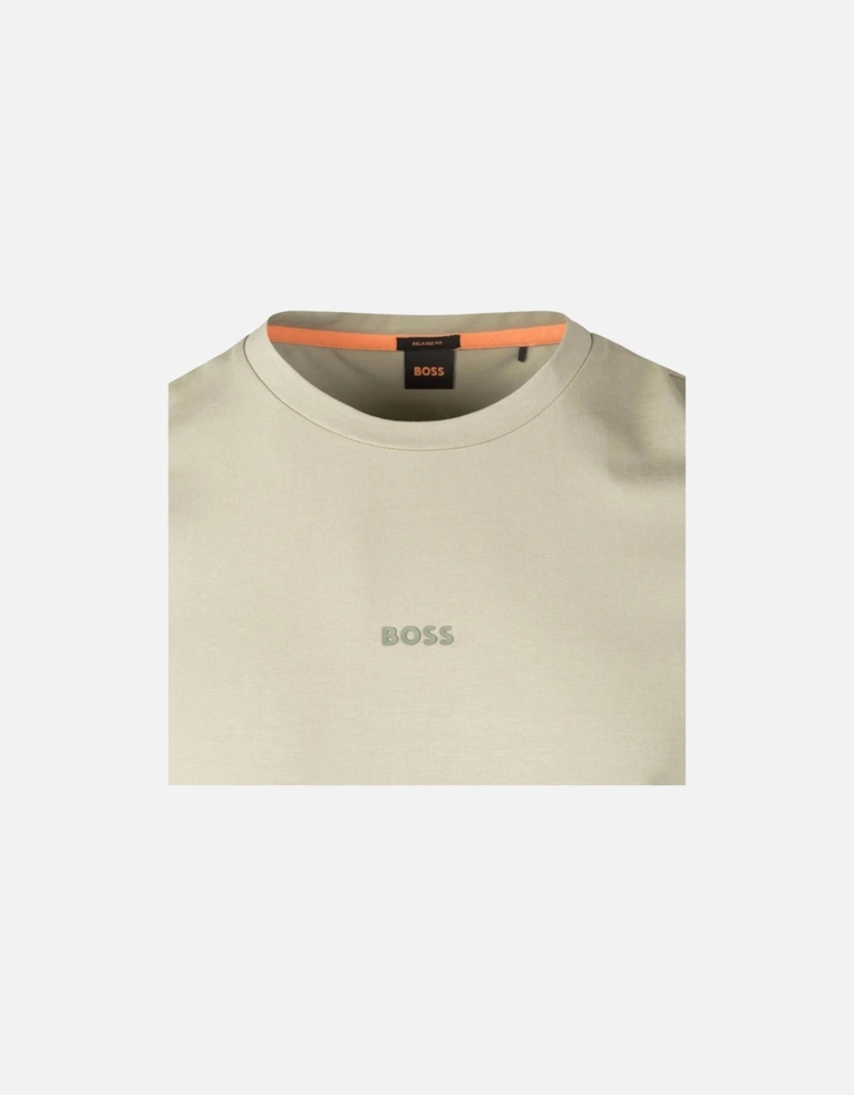BOSS Relaxed Fit TChup T-Shirt Open Green