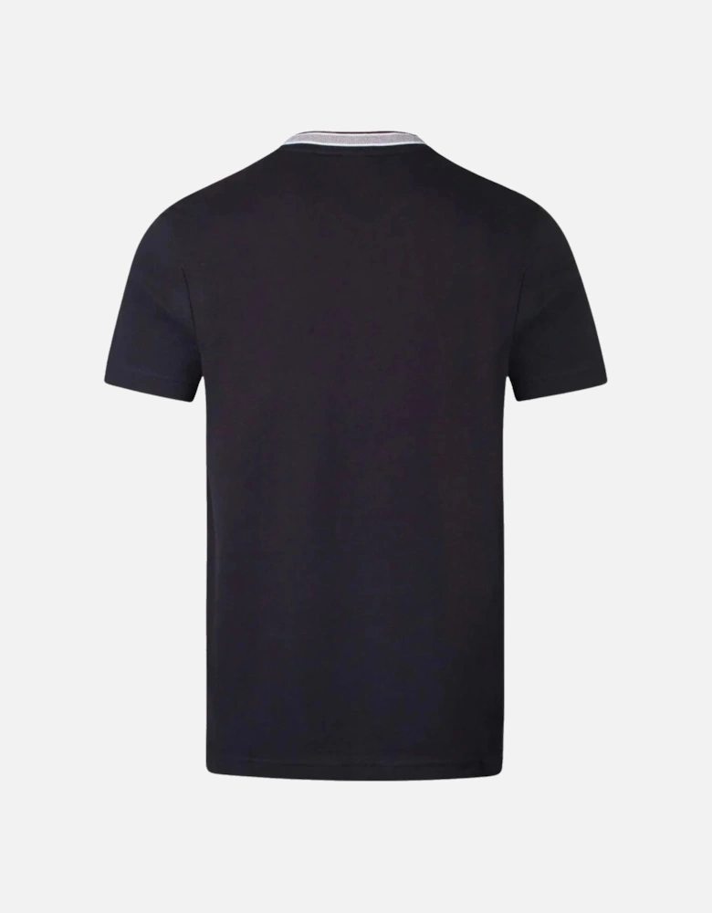 BOSS Pique Taddy T-Shirt Dark Blue