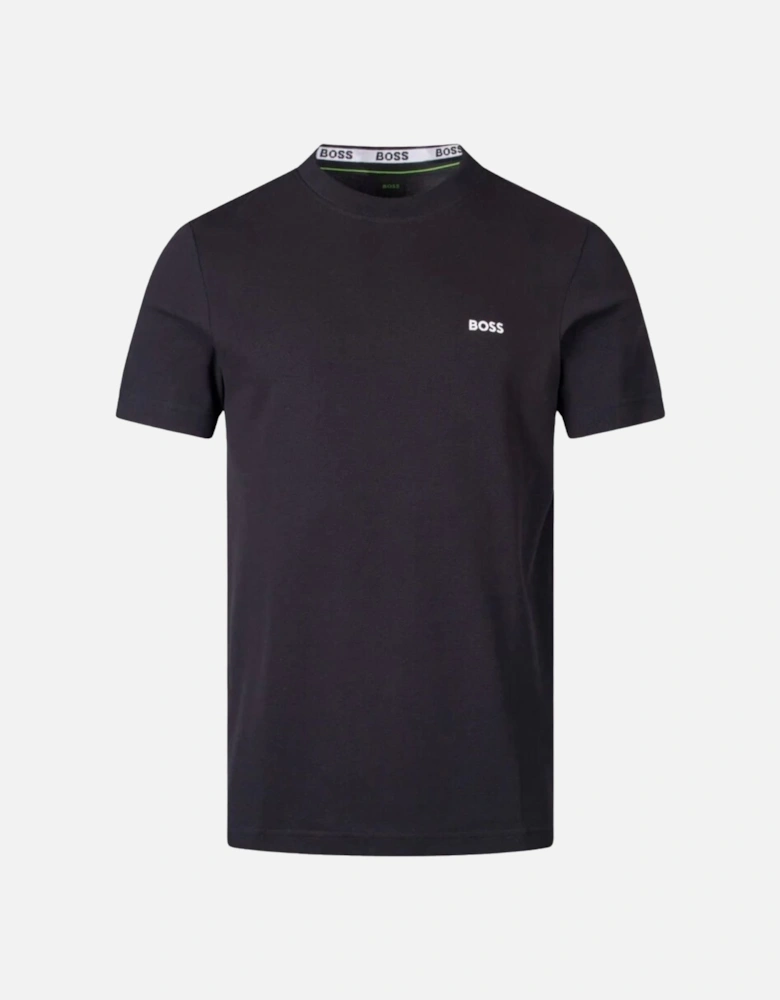 BOSS Pique Taddy T-Shirt Dark Blue