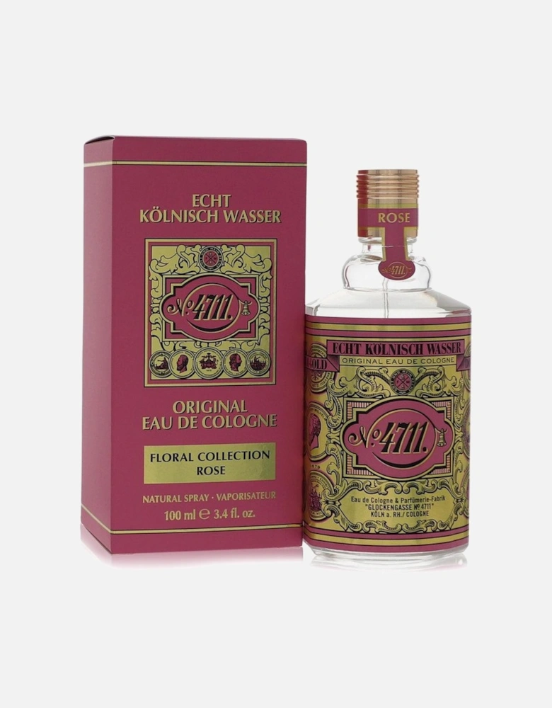 Floral Collection Rose by Eau De Cologne Spray (Unisex) 3.4 oz for