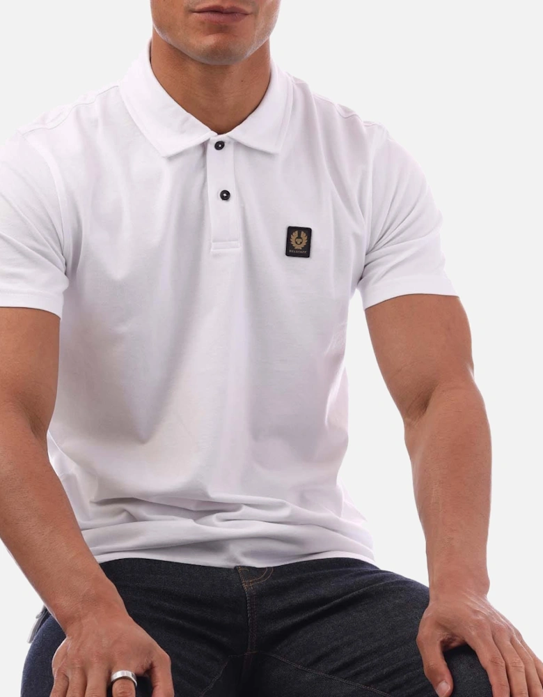 Cotton Micro-Pique Monitor Polo Shirt