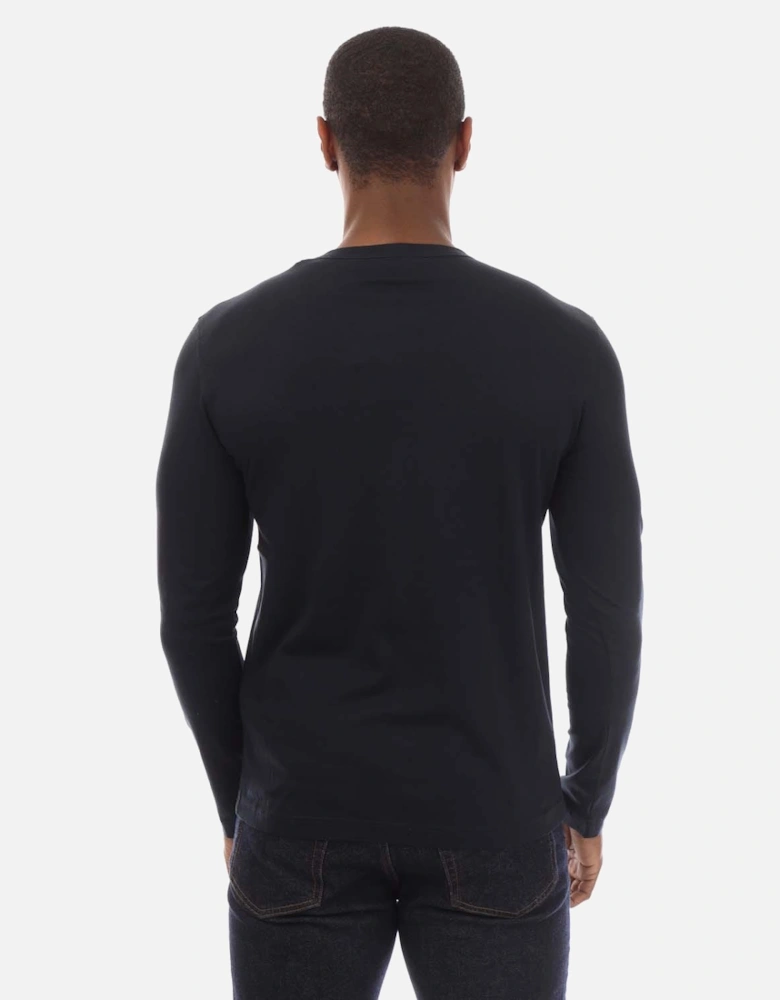Cotton Jersey Long Sleeve T-Shirt