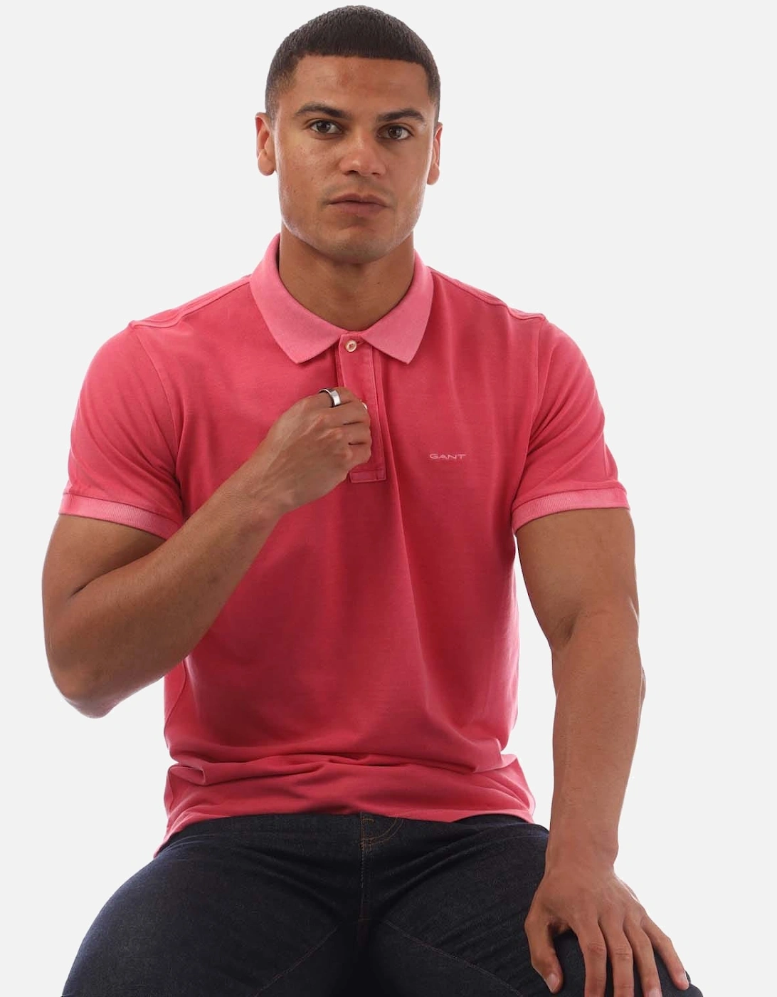 Sunfaded Piqué Polo Shirt