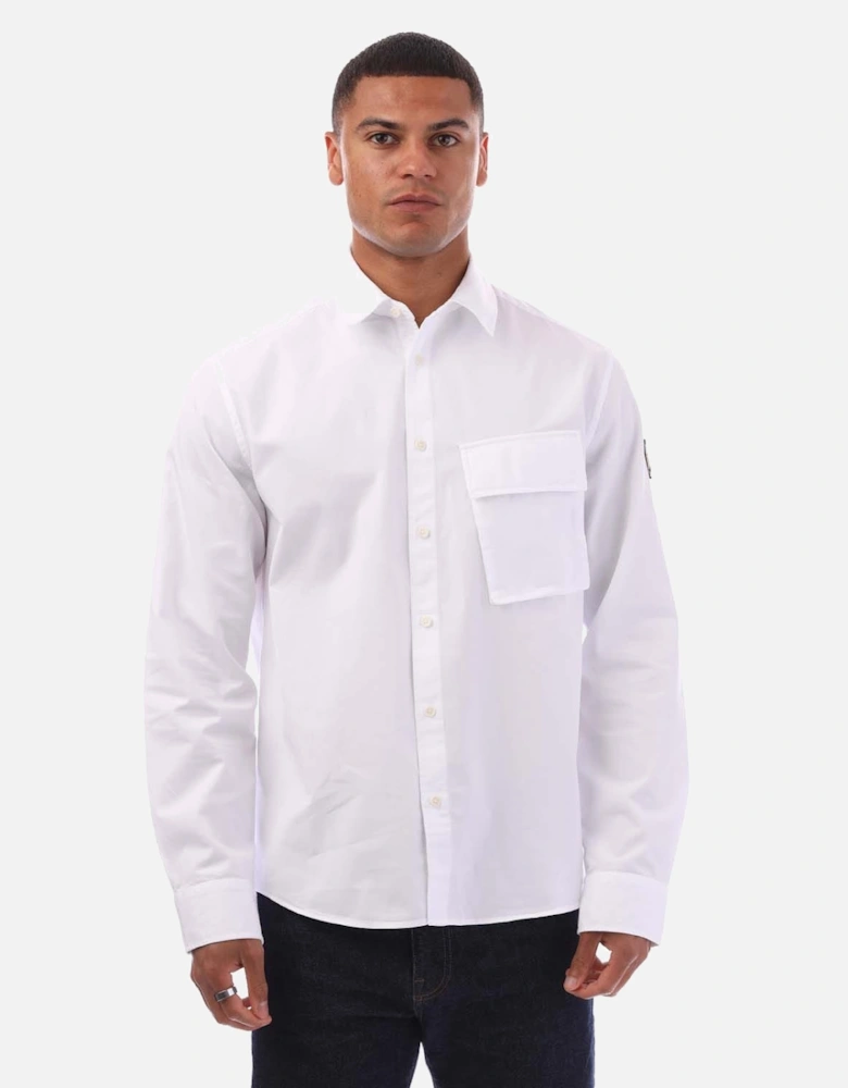 Garment Dye Cotton Scale Shirt