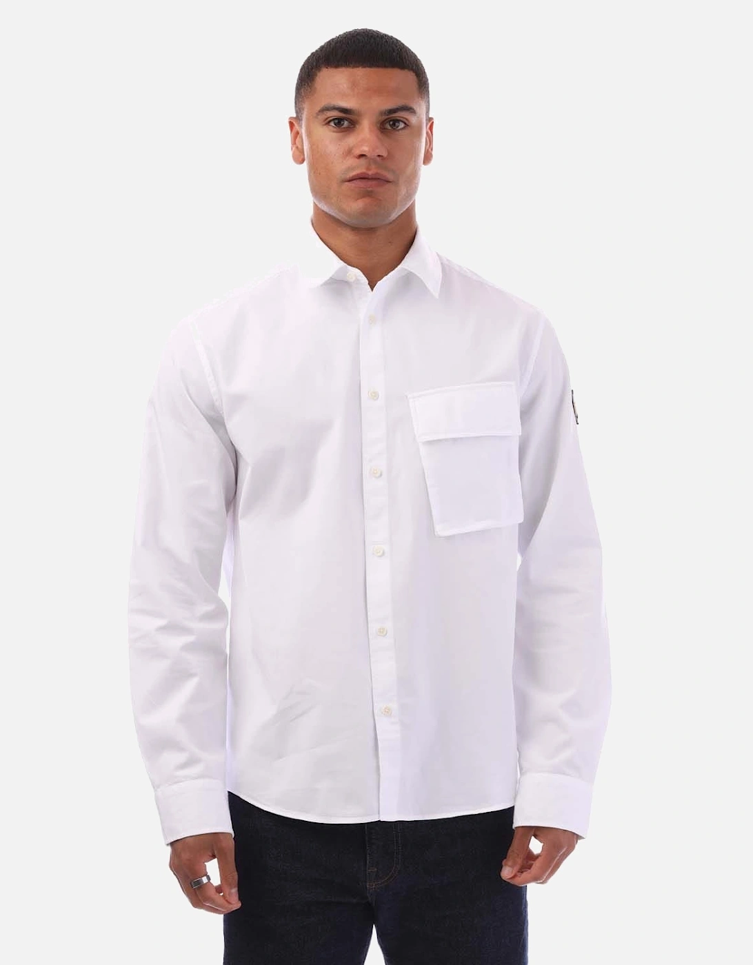 Garment Dye Cotton Scale Shirt, 5 of 4