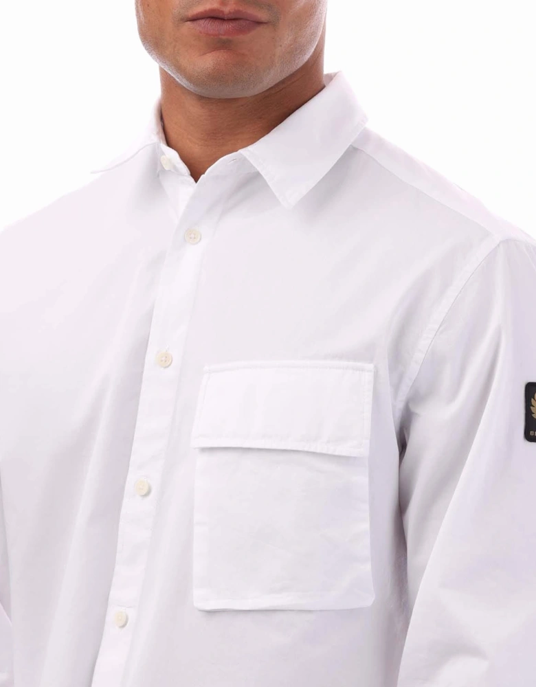 Garment Dye Cotton Scale Shirt