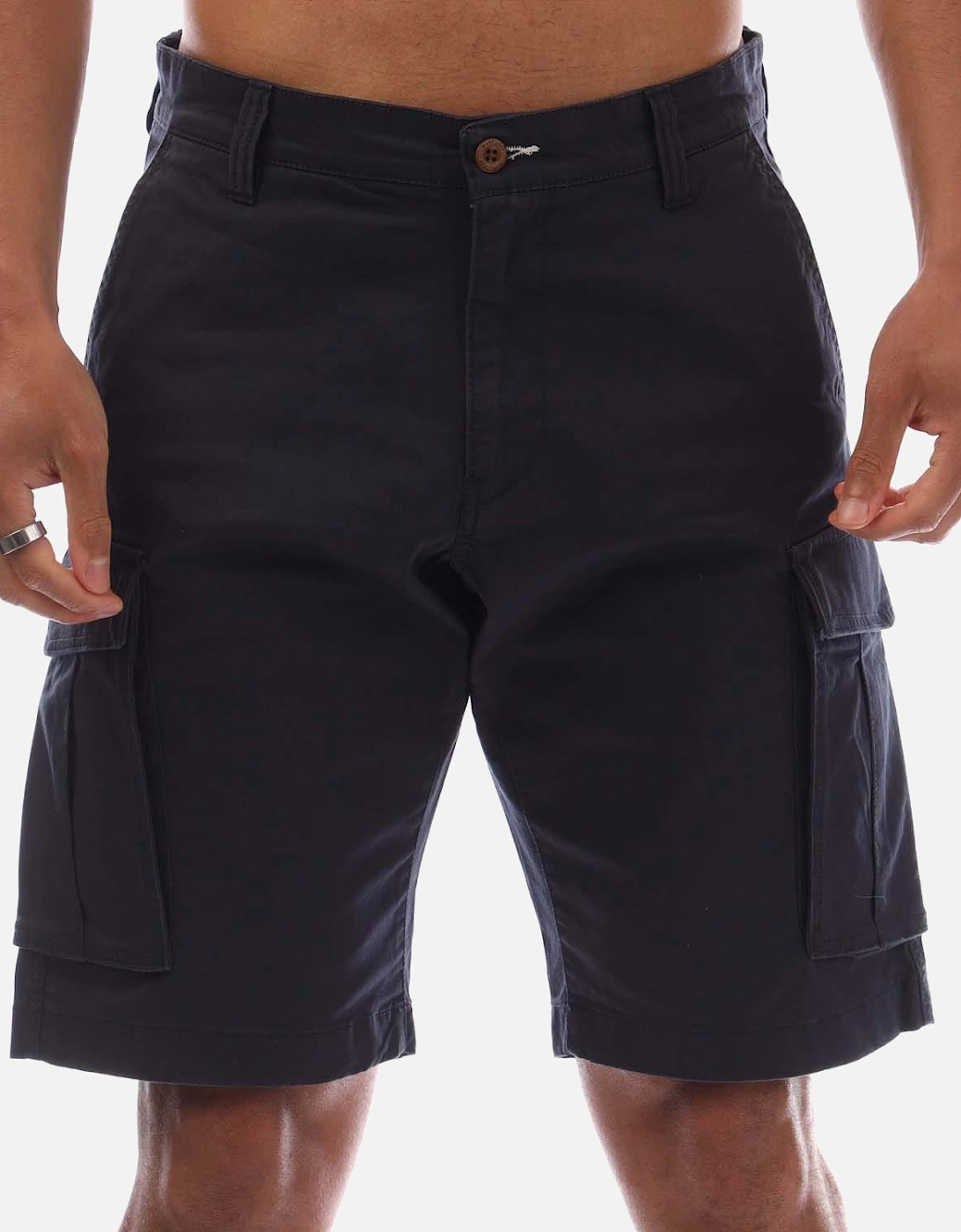 Relaxed Fit Twill Cargo Shorts, 4 of 3