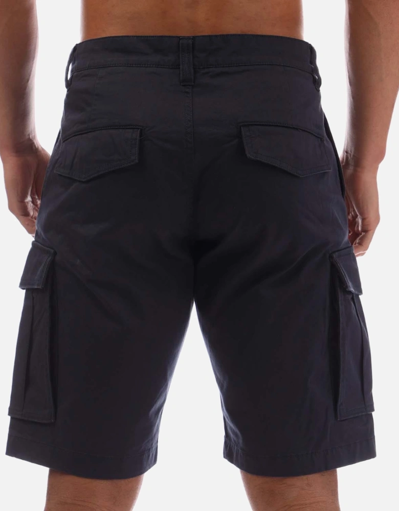Relaxed Fit Twill Cargo Shorts
