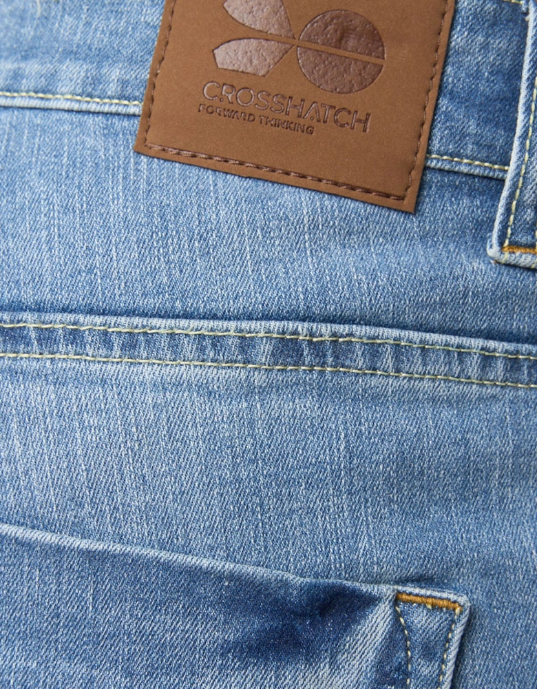 Riptrey Scratch Detail Denim Shorts