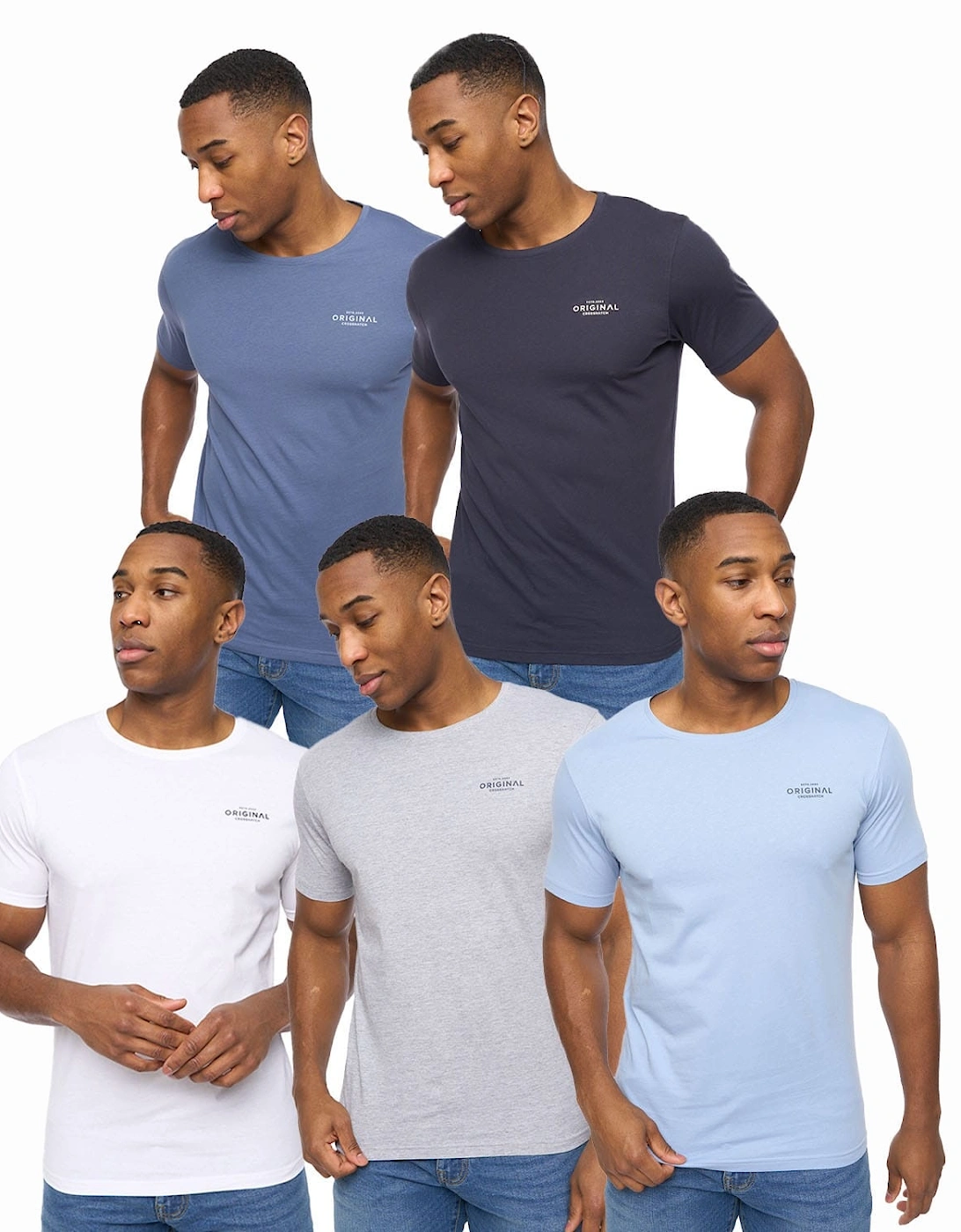 5 Pack of Basicblues T-Shirts, 7 of 6