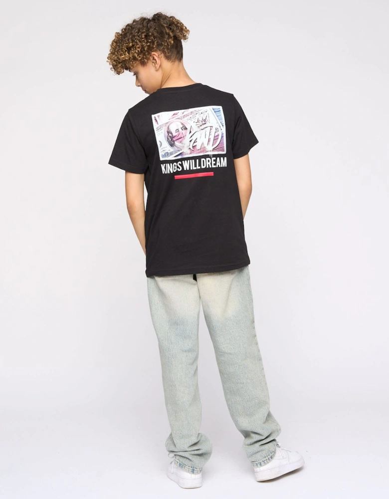 Juniors Dollar Bills T-Shirt