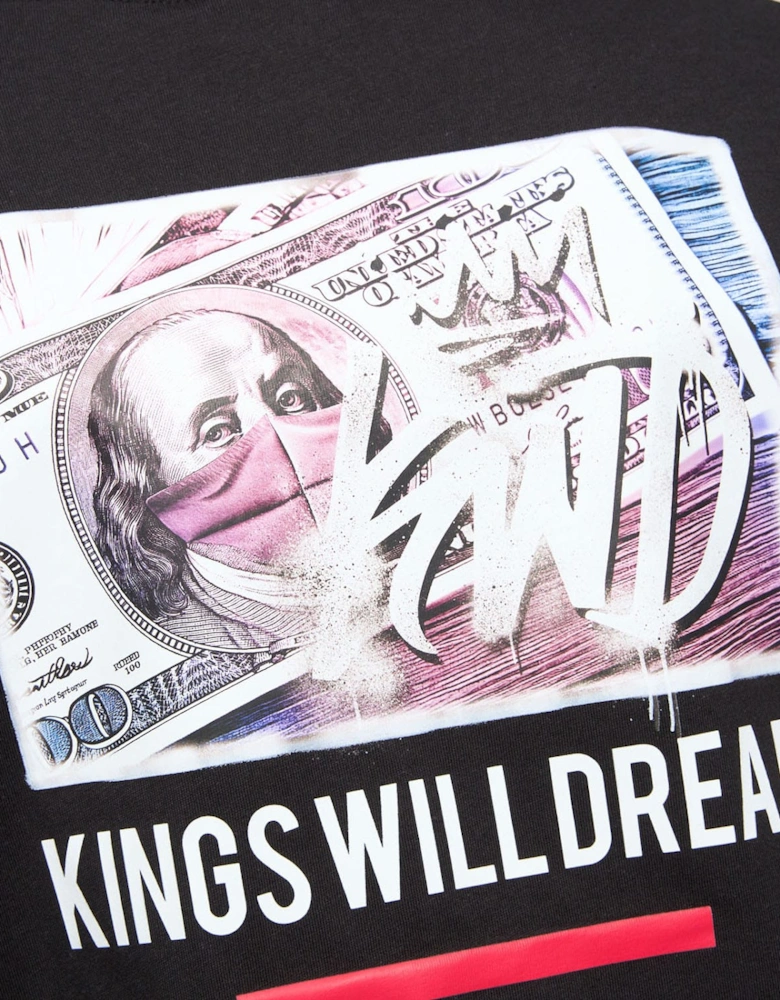 Juniors Dollar Bills T-Shirt