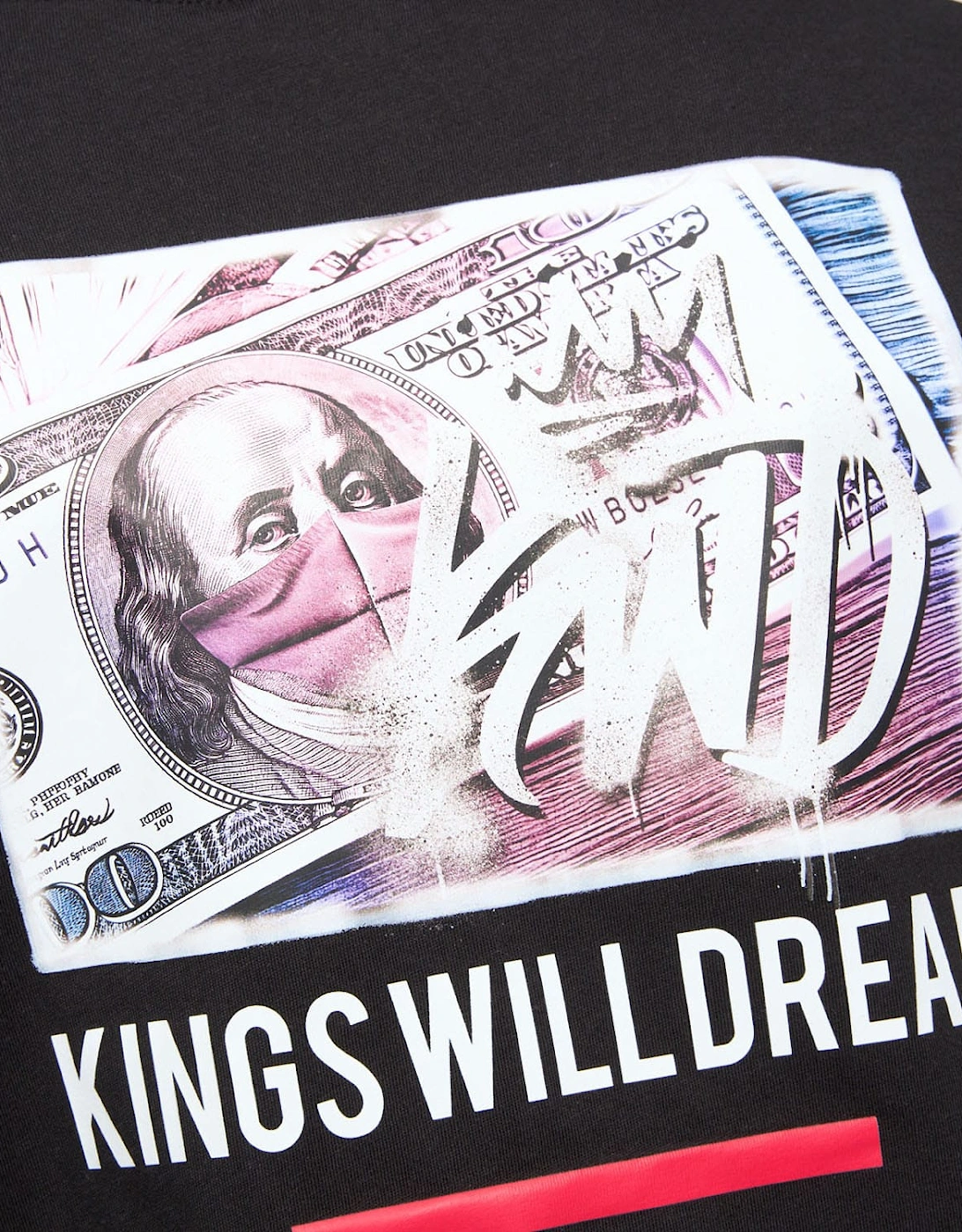 Juniors Dollar Bills T-Shirt