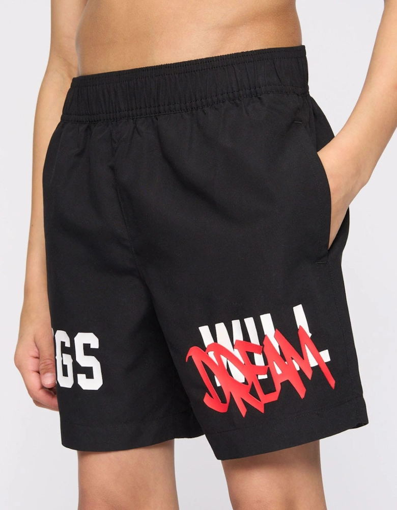 Juniors Tagged Swim Shorts
