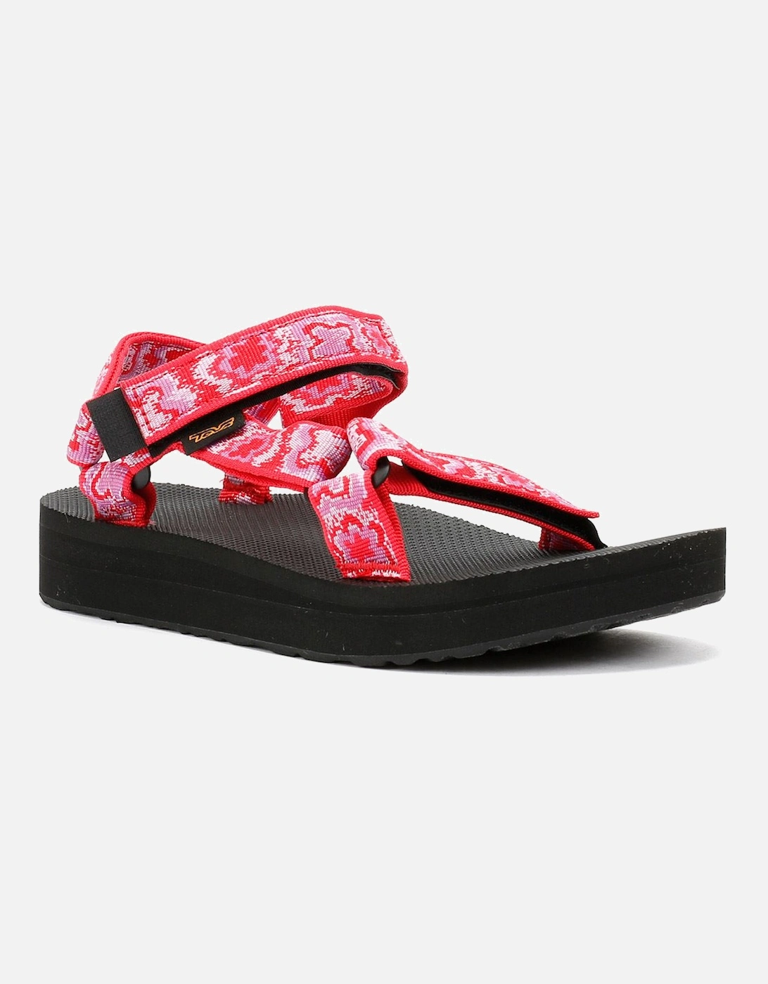Midform Universal Women's Pink/Purple Floral Sandals