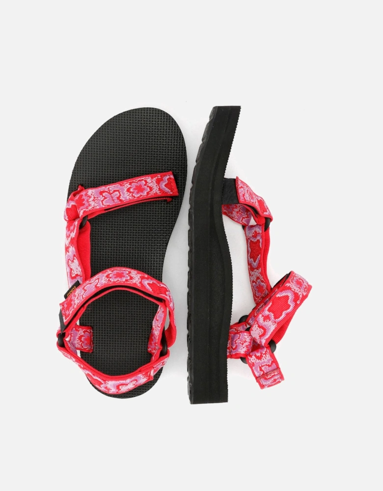 Midform Universal Women's Pink/Purple Floral Sandals