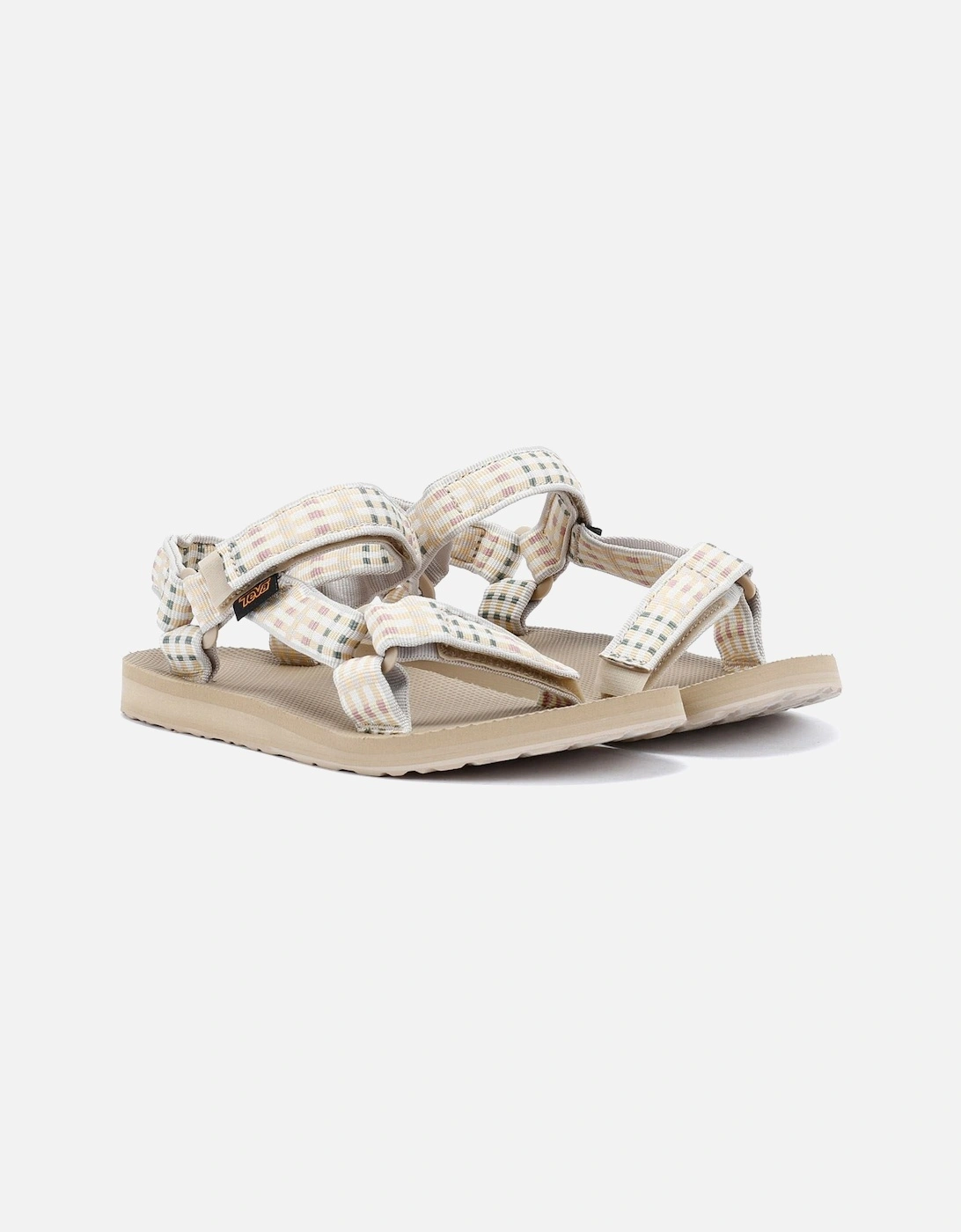 Original Universal Women's Check Taupe Sandals, 9 of 8
