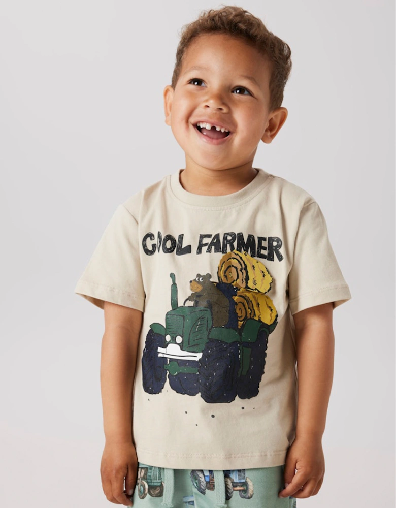 Mini Boy's Lou Short Sleeve Regular Fit Box Top Peyote