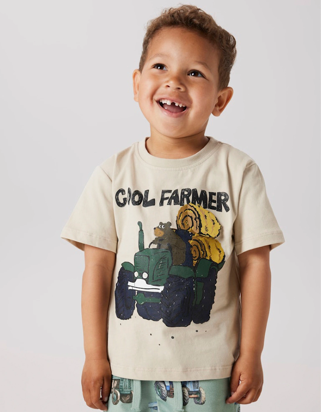 Mini Boy's Lou Short Sleeve Regular Fit Box Top Peyote