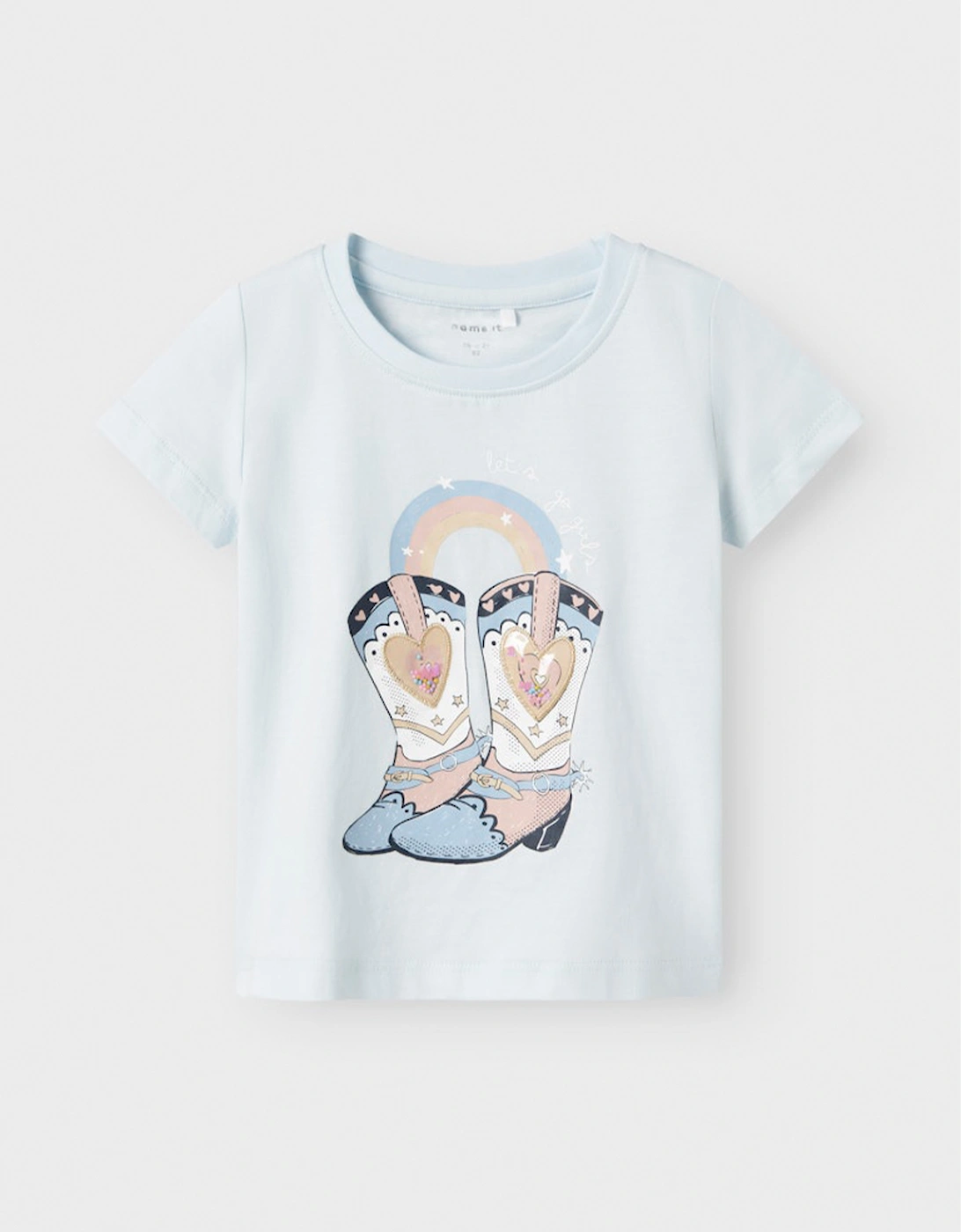 Mini Girl's Kitty Short Sleeve Box Top Country Air, 4 of 3