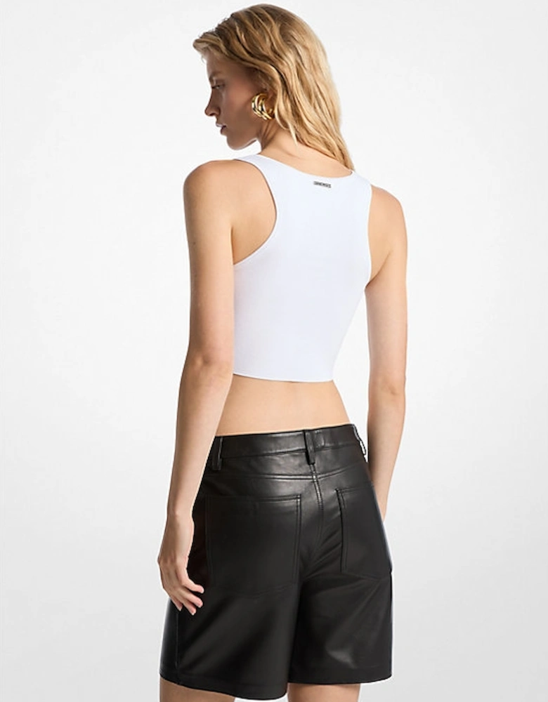 Boyfriend Leather Shorts