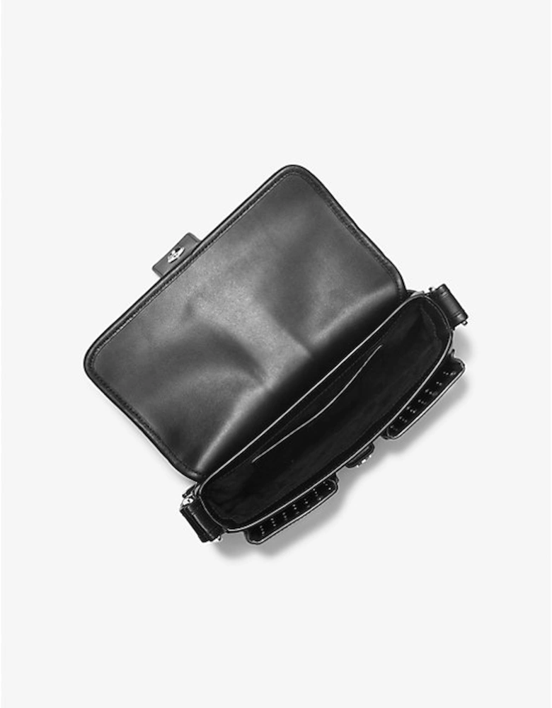Colby Medium Grommeted Leather Shoulder Bag