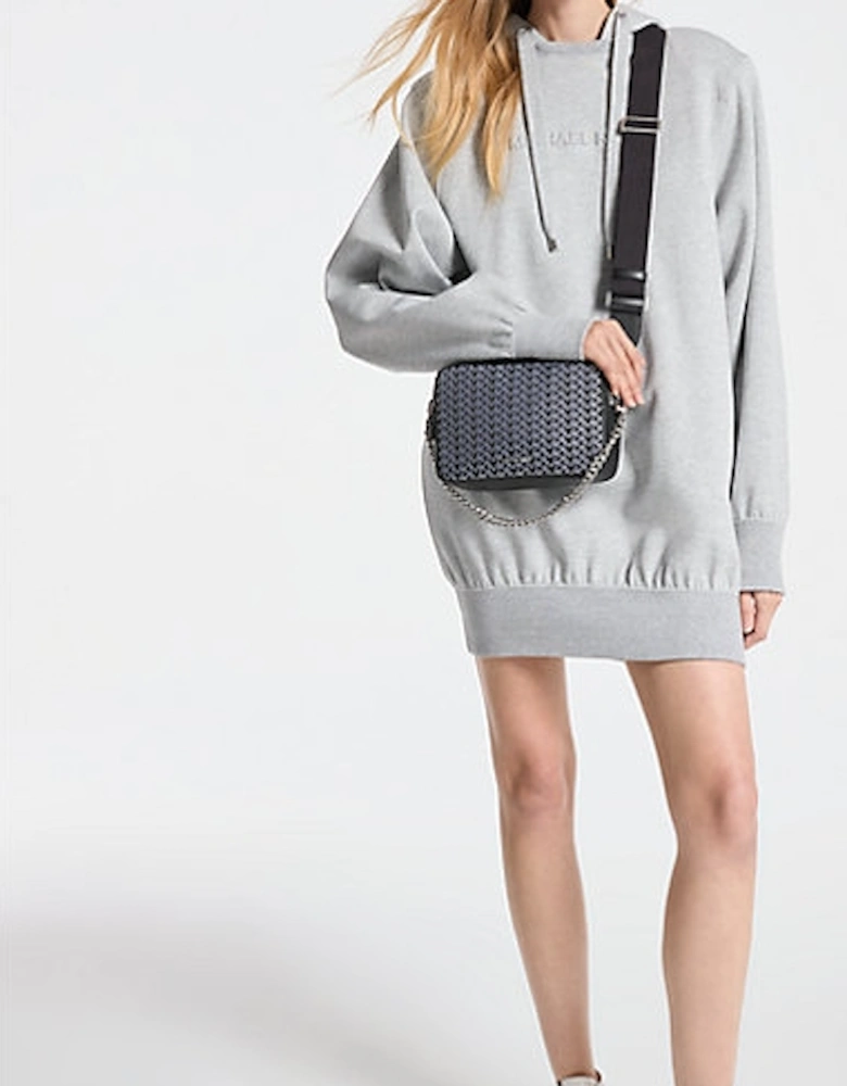 Bryant Medium MK2000 Logo Jacquard Camera Crossbody Bag