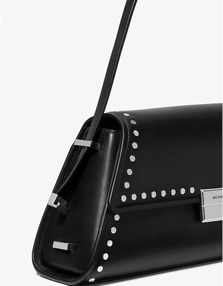 Ludlow Medium Studded Leather Shoulder Bag